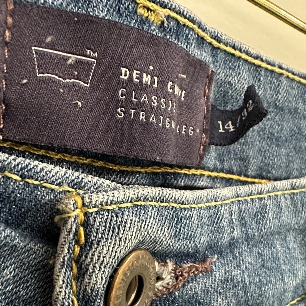 Levi's Women's Blue Jeans size 14 Demi curve classic straight leg - Picture 3 of 11